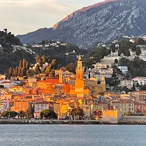  Appartamento Menton Vue Imprenable Mer Et Jardin Bioves 52M2 Clim Francia